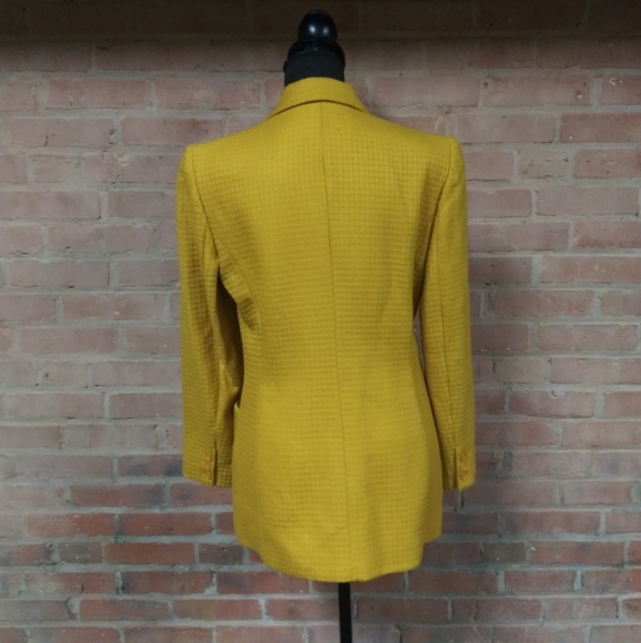Rena Rowen | NEW Stunning Canary Textured Wool Blazer - Size 8 - Picture 2 of 9